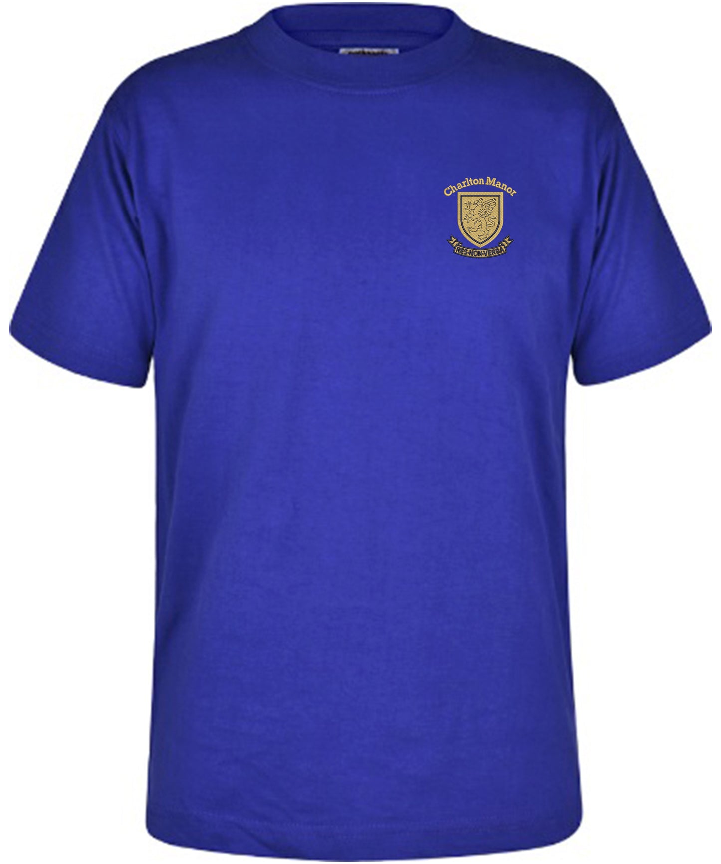 Charlton Manor Primary School - Unisex Cotton T-Shirt- Royal Blue