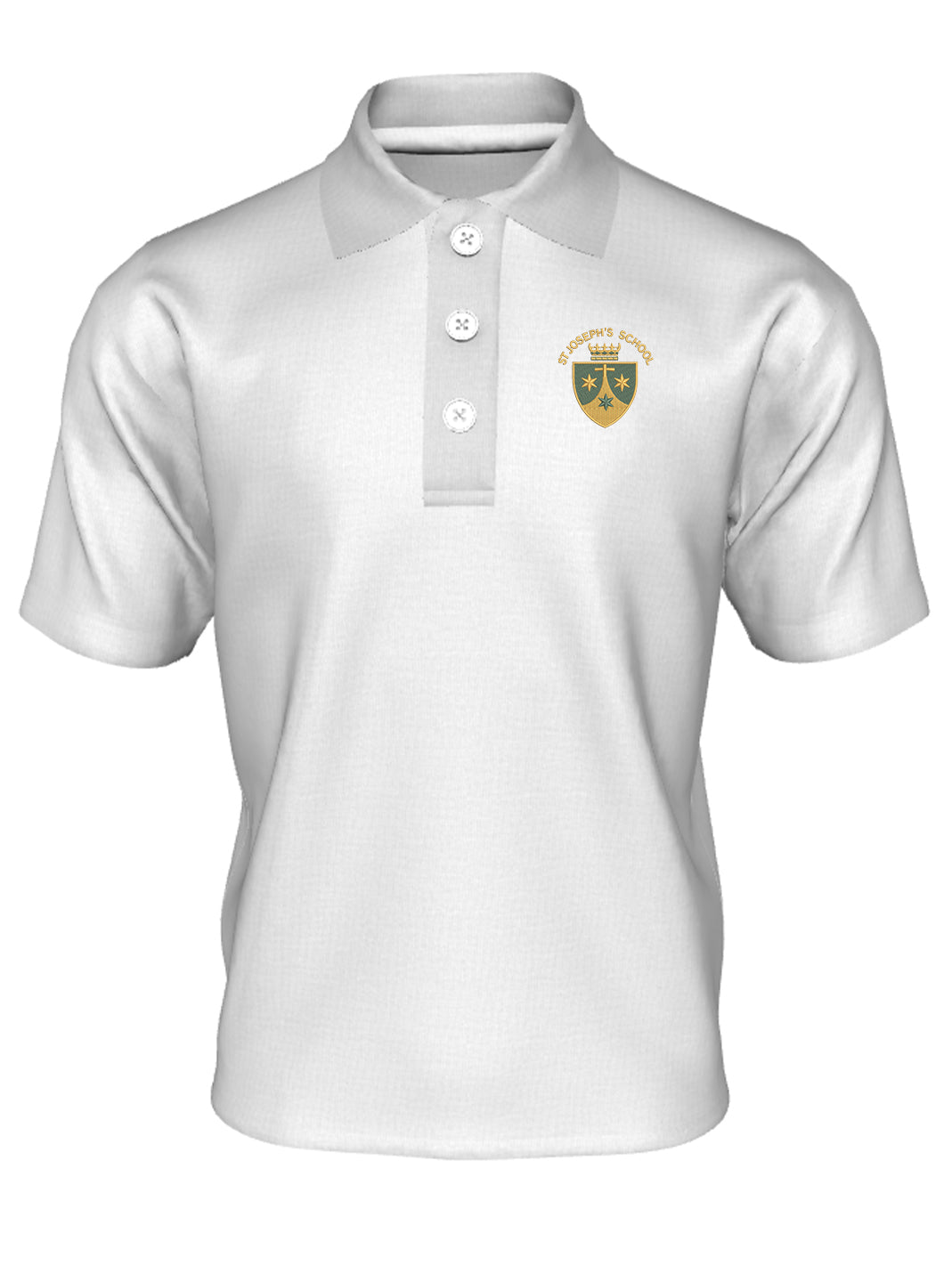 St Joseph's Catholic Primary School - Polo Shirt - White - School Uniform Shop