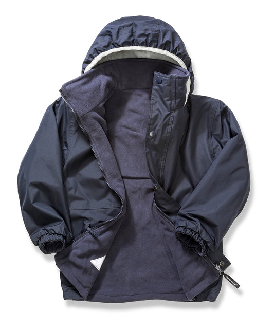 Reversible Stormdri Fleece Jacket - Navy - School Uniform Shop