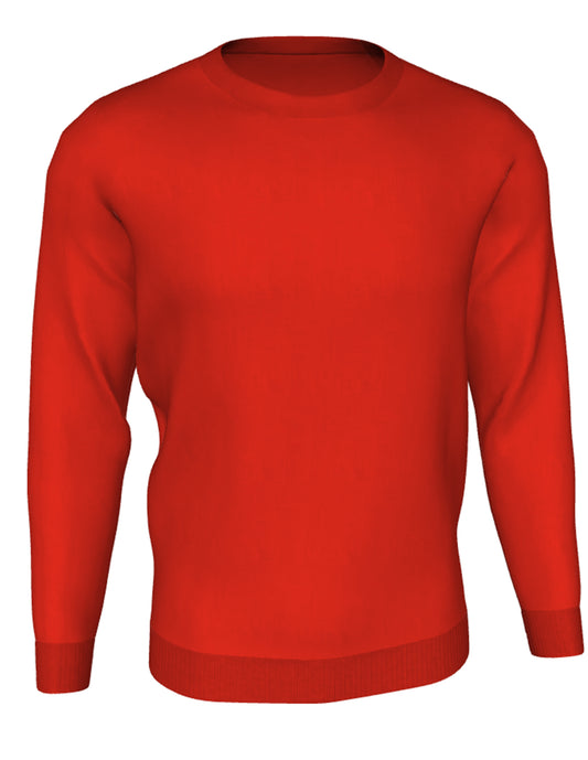 Red - Crew Neck Sweatshirt - School Uniform Shop